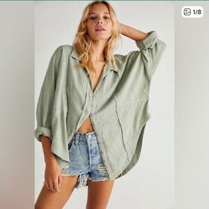 Free People - One and Only button down shirt top blouse